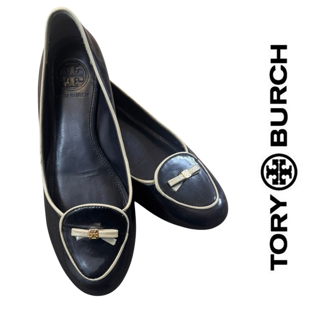 Tory Burch Dakota Patent Calf Ballet Loafers